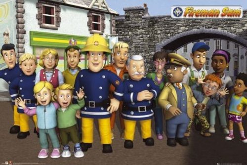 1art1 56576 Fireman Sam - Charaktere Poster, 91 x 61 cm Preisvergleich