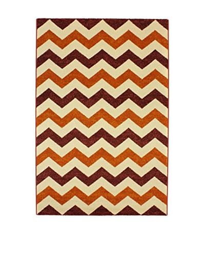 Tapis a Porter Tappeto Modern Beige/Multicolore 130 x 195 cm