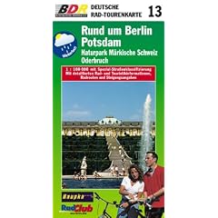 Deutsche Radtourenkarte, Bl.13, Rund um Berlin, Potsdam