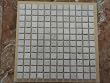 1 x 1 Classic Beige TUMBLE Travertine Mosaic on 12x12 Meshed Sheet For Kitchen Bathroom Backsplash, Shower Walls & Flooring