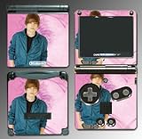 Justin Bieber We are My World Vinyl Decal Cover Skin Protector 18 Nintendo GBA SP Game Boy