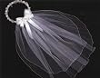 First Communion Veil with Ribbon