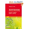 W�rterbuch Biotechnologie/Dictionary of Biotechnology: Deutsch - Englisch/English - German