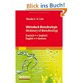 W�rterbuch Biotechnologie/Dictionary of Biotechnology: Deutsch - Englisch/English - German