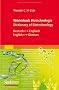 W�rterbuch Biotechnologie/Dictionary of Biotechnology: Deutsch - Englisch/English - German