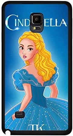 Cinderella Princess Painting Cell Phone Case for Samsung Galaxy Note 4 Classical Disney Princess Cinderella Custom Premium Phone Back Case