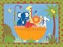 Art 4 Kids "Bath Tub Pals" Mounted Art Print, 24"x18"