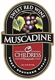 NV Childress Vineyards American Muscadine Sweet Red Wine 750 mL