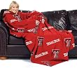 Texas Tech Red Raiders NCAA Adult Huddler Fleece Throw Texas Tech Red Raiders NCAA Adult Huddler Fleece Throw