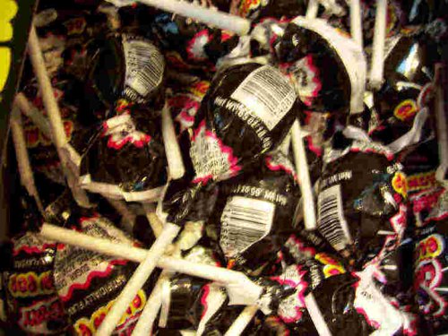 Candy, Charm Blow Pops,Black Cherry, 48 pops per box by Candy Zone