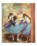 Dancers in Blue, c.1895 Styles Art Poster Print by Edgar Degas, 16x20