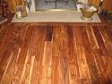 Asian Walnut Acacia Handscraped 3/4" Solid Prefinished Hardwood Wood Floor Flooring