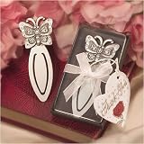 Butterfly Design Bookmarks (Set of 36) - Baby Shower Gifts & Wedding Favors