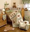 Lambs & Ivy Dream Teddy 6 Piece Crib Bedding Set