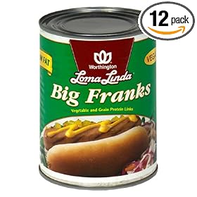 Loma Linda Low Fat Big Franks, 20-Ounce Cans (Pack of 12)