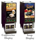 Bunn FMD-3 Fresh Mix Dispenser For Cappuccino or Soup, Black with Soup Display