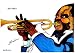 Louis Armstrong Satchmo- Fine Art Unframed Giclee Print By Ferdie Pacheco - 16 X 20 - Limited Edition of 500 - Signed and Numbered By the Artist