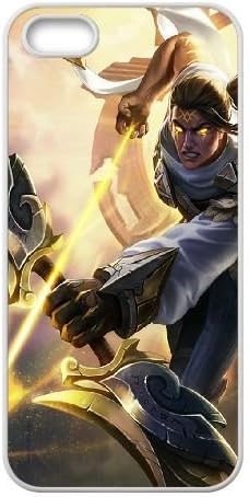 iPhone 5 5s Cell Phone Case White League of Legends Arclight Varus JU3550983