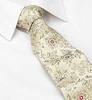 Autograph Pure Silk Elegant Flower Tie by Timothy Everest