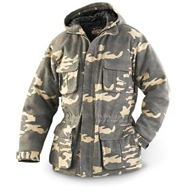 Guide Gear� Insulated Wool Hooded Parka Brown Camo by Guide Gear