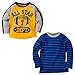 Gerber Graduates Baby Boys' Toddler 2 Pack Long Sleeve Tops, All Star/Royal/Black Stripe, 3T