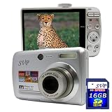 SVP Xthinn-737, 7.0MP, CCD Panasonic Sensor with 3x Optical zoom, 3 TFT LCD (Free-16GB SDHC Memory Card, a Sturdy Tripod)