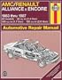 AMC Renault Alliance '83'87 (Haynes Manuals)