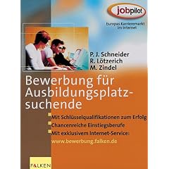 Bewerbung f�r Ausbildungsplatzsuchende