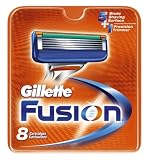 Gillette Fusion Manual Replacement Cartridges (8 Cartridges)