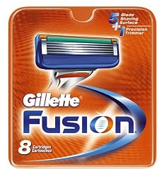 Gillette Fusion Manual Replacement Cartridges (8 Cartridges)