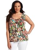 Calvin Klein Womens Plus-Size Burnout Tank