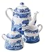 Spode Blue Italian 3-Piece Tea Set