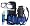 U.S. Divers Sideview Mask, Paradise Dry Snorkel, Travel Trek Fins, Strap & Coast Bag Package - MD, MBL