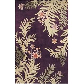Emerald Forest Rug 9'6x13'6 Plum by Home Decorators Collection