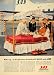 1955 Ad Scandinavian Airlines Europe Flight Plane SAS - Original Print Ad