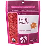 Navitas Naturals Certified Organic Goji Berries, Himalayan Superfruit, Goji Power 8-Ounce Pouch