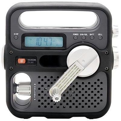 New Eton Solarlink Fr360 Radio Tuner Multi-Purpose Weather Radio Solar Crank Powered Alarm Clock