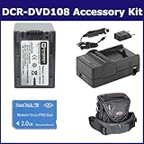 Sony DCR-DVD108 Camcorder Accessory Kit includes: SDM-109 Charger, T31764 M ....