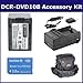 Sony DCR-DVD108 Camcorder Accessory Kit includes: SDM-109 Charger, T31764 Memory Card, ST80 Case, SDNPFH70 Battery