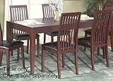 Dining Table with Contemporary Style Design in Cherry Finish