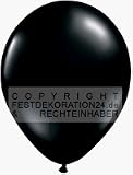 Luftballons, Balloons, SCHWARZ, ONYX, Durchmesser 28 cm, 100 Ballons