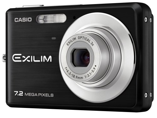 Casio EXILIM EX-Z77 BK Digitalkamera (7 Megapixel, 3-fach opt. Zoom, 2,6