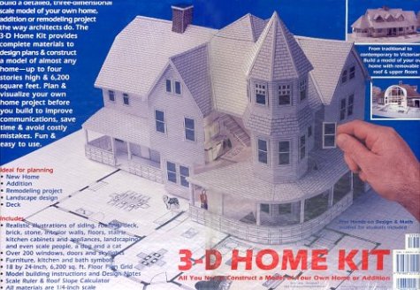 3-D Home Kit: All You Need to Construct a Model of Your Own Home or Addition (with Booklet 