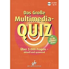 Das gro�e Multimedia-Quiz, 1 CD-ROM �ber 3.000 Fragen, aktuell und spannend. F�r Windows 98SE/ME/XP
