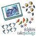 Dolphins Cakes - Do It Yourself Cake Art Image Decorating Package - 26 Pieces Total