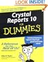 Crystal Reports 10 For Dummies