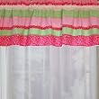 Annas Ruffle Pink Valance