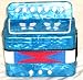 Musical Instruments : Kids Toy Accordion for Children ages 3 and up - Blue
