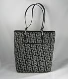 Christian Dior - Dior Handbags (Black) Logo Jacquard LOG44109 Large Shopper Tote