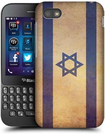 Head Case Designs Israel Israeli Vintage Flags Protective Snap-on Hard Back Case Cover for BlackBerry Q5